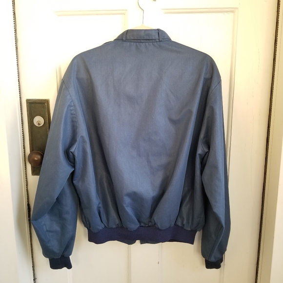 Vintage 80's King Louis ProFit Blue Zip Up Jacket, Sz L - Picture 2 of 11